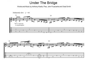 Under The Bridge Ringetone Download gratis
