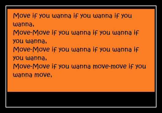 Move (If You 'W'anna) Scarica suoneria gratis