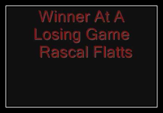 Winner At A Losing Game آهنگ زنگ دانلود رایگان