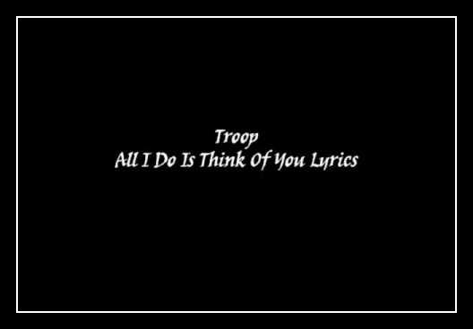 All I Do Is Think Of You ดาวน์โหลดริงโทนฟรี